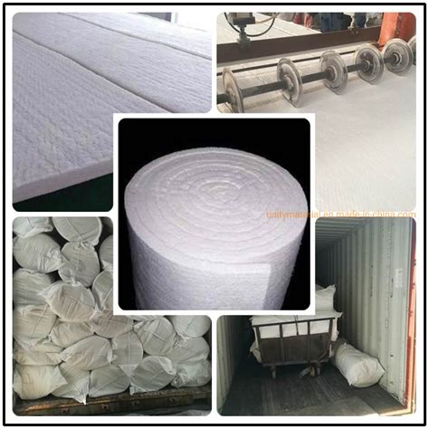 Refractory Alumina Silicate Heat Proof Wool Cotton Rolls Heating