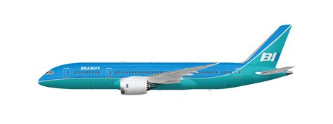 Boeing 787 8 BRANIFF INTERNATIONAL 787 8 Fictional Planes Liveries