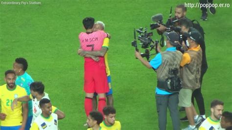 Post Match Neymarjr Walking Barefootbrazil National Team Players