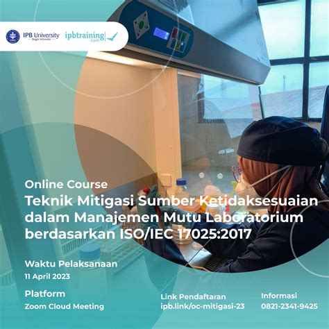 IPB Training Online Course Teknik Mitigasi Sumber Ketidaksesuaian