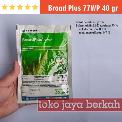 Jual Herbisida Padi BroadPlus Broad Plus 77WP 40 Gr Shopee Indonesia