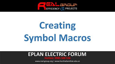 Creating Symbol Macros Eplan Education Youtube