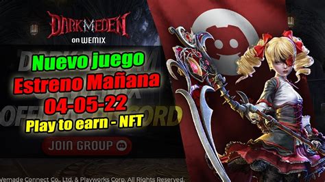 Juego Nft Play To Earn Dark Eden M En Wemix Youtube