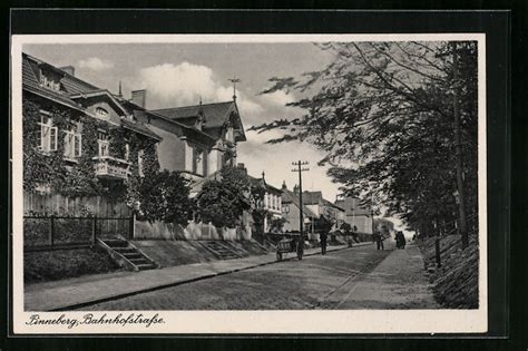 Ansichtskarte Pinneberg Bahnhofstrasse Mit Passanten