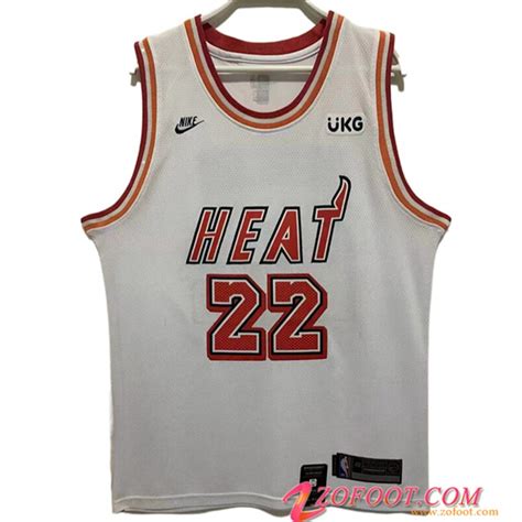 Nouveau Type Maillot Miami Heat BUTLER 22 2022 23 Blanc