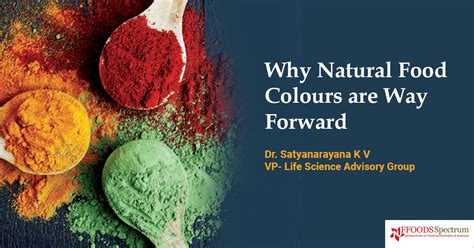 Why Natural Food Colours are Way Forward