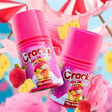 Jual Crackz Ice Strawberry Cheese Ice Cream Ml By Tetra X Von