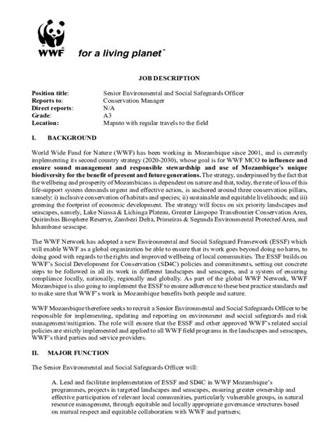 Fillable Online Manual Caf Gef Project Environmental And Social