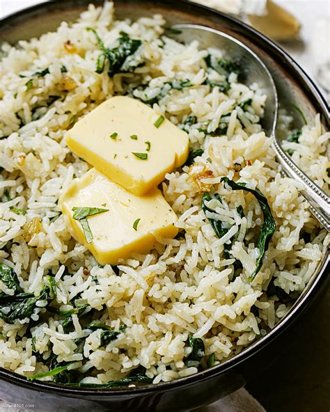 Instant Pot Garlic Spinach Rice Recipe Instant Pot Rice Recipe