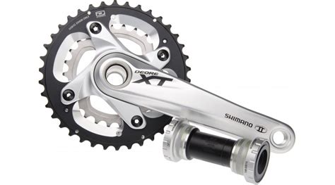 Shimano Xt Fc M Crankset Zilver Speed Met Ht Ii Trapaslager S