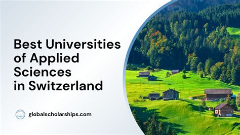 7 Best Universities of Applied Sciences in Switzerland - Global ...