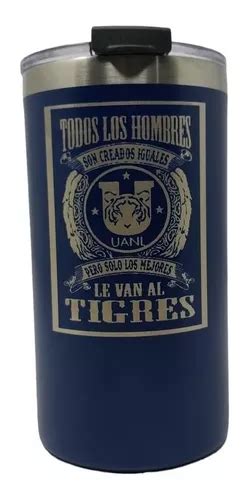 Termo Acero Inoxidable Tigres Oz Personalizado Meses Sin Intereses