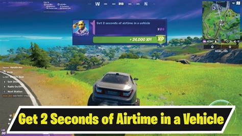 Get Seconds Of Airtime In A Vehicle Fortnite Week Epic Quests