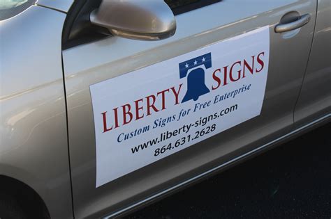 Magnetic Vehicle Signs by Liberty Signs - Simpsonville, Fountain Inn, Mauldin, SC