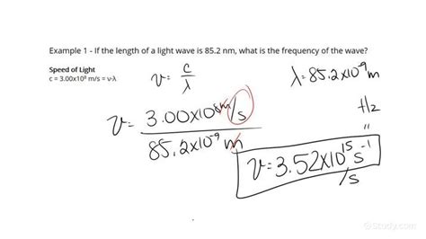 How to Find the Frequency of Light from its Wavelength | Physics ...