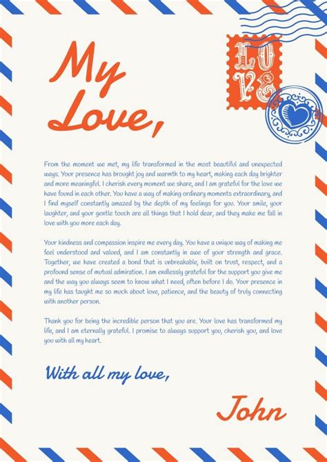 Design This Vintage Duotone Postcard Style Love Letterhead Template For Free