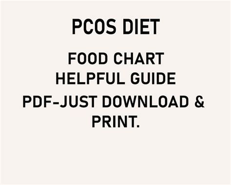 Pcos Diet Food List Pcos Diet Plan Help With Polycystic Ovary