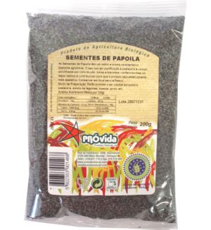 Sementes De Papoila Bio G