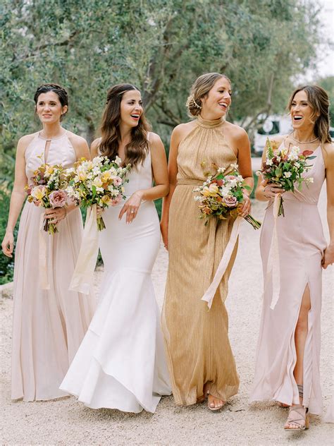 The Art of Mismatched Bridesmaid Dresses | California