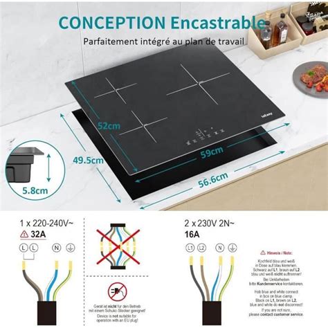 Nornward Plaque De Cuisson Induction Foyers Plaque Induction Feux