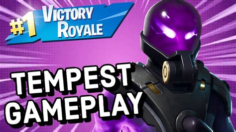 Tempest Skin Gameplay In Fortnite Battle Royale Youtube