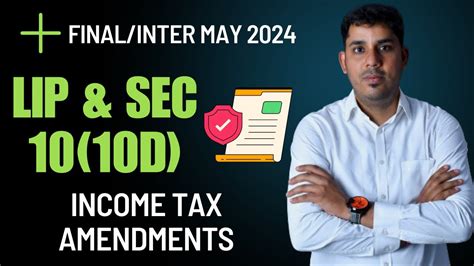 CA CMA CS Income Tax Amendments For May June 2024 CA Brindavan Giri