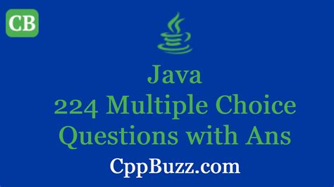 Java Objective Questions Page 1 Of 12 Mcqs Cppbuzz