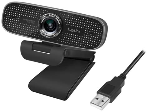 LogiLink Konferenz HD USB Webcam Mit Dual Mikrofon 100 Grad