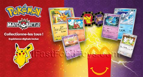 McDonald's Pokemon Match Battle Happy Meal Commercial Complete Set of ...