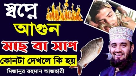 কোন স্বপ্ন দেখলে কি হয় মাছ আগুন সাপ দেখলে কি হয় Mizanur Rahman