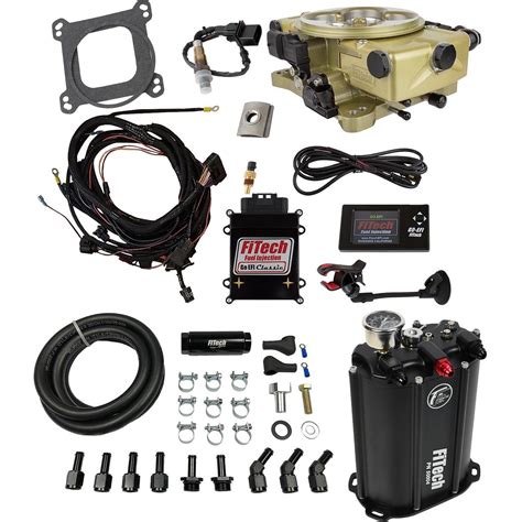 Fitech 31003 Gostreet Efi 400 Hp Throttle Body System Master Kit Go Efi In Line Fuel Pump