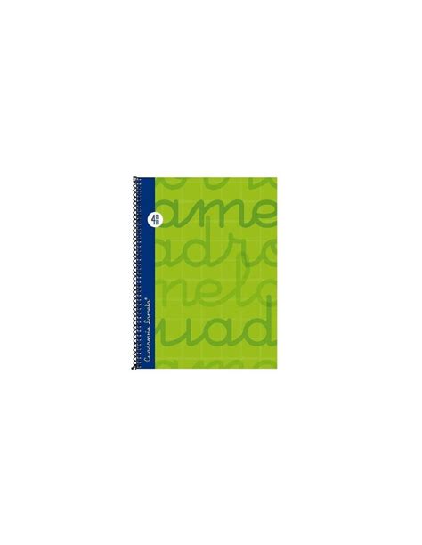 Lamela Cuaderno Folio Cuadricula Mm Hojas Con Espiral Y Tapa Ba