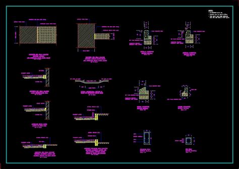 Pavement Details Curbs And Edges Dwg Detail For Autocad Designs Cad