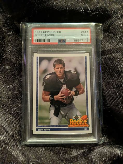 Upper Deck Brett Favre Rc Psa Ebay