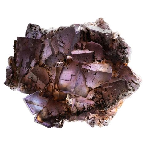 Fluorite With Sphalerite Denton Mine Harris Creek Dist S Illinois