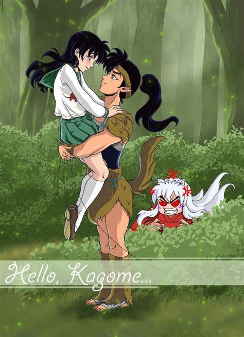 Kagome And Koga Baby Bing Images Penteados De Anime Personagens De