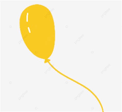 Balão Amarelo PNG Amarelo Balão Comemoro Imagem PNG e PSD Para