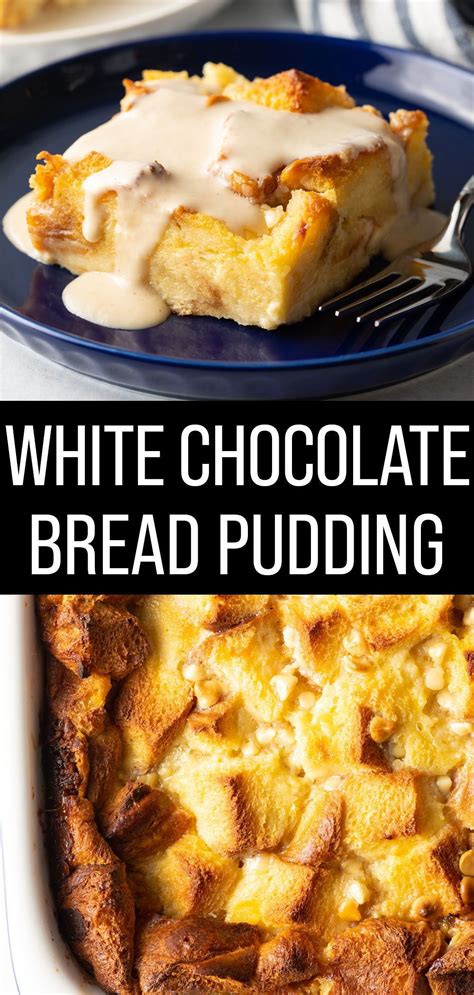 Easy white chocolate bread pudding recipe – Artofit