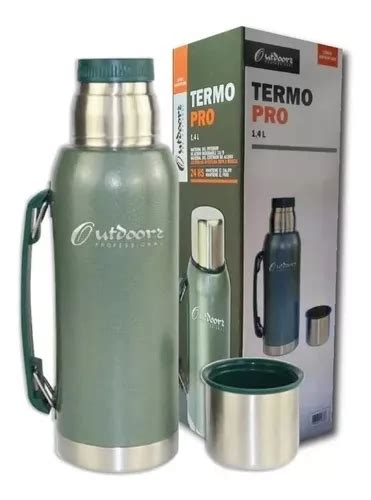 Termo Outdoors Pro 1 4 L Pico Cebador 24 Hs Frio Calor