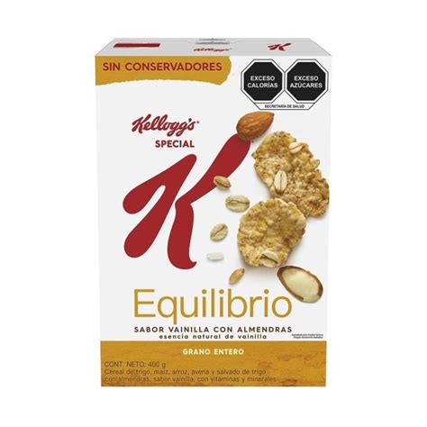 Cereal Kellogg S Special K Equilibrio Sabor Vainilla Con Almendras 400