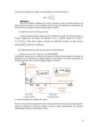 Pertes De Charge Pdf