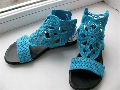 Zapatos Tejidos A Crochet En Variado Puntos Y Modelos Para Damas A