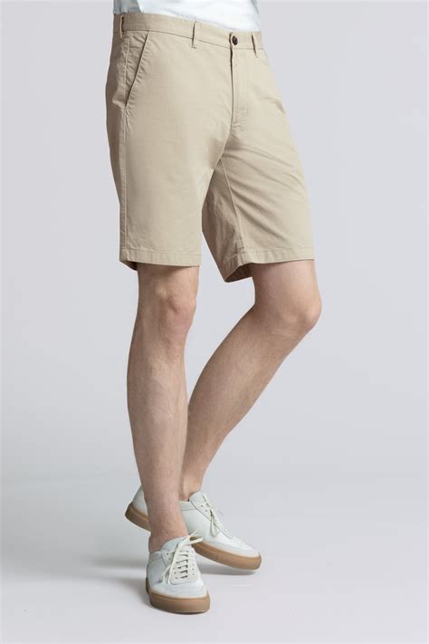 Beige Shorts Organic Cotton Twill Chino Asket