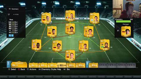 FIFA 14 Next Gen Squad Builder Liga BBVA Bundesliga Hybrid 260k