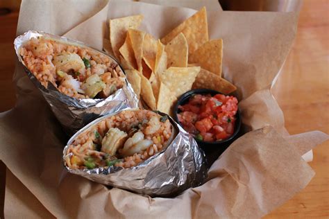 Garlic Shrimp Burrito 3 – Rockin Baja Lobster | Baja Style Seafood