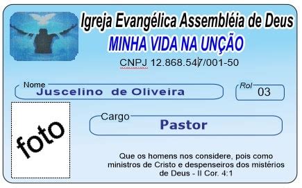 Total Imagem Modelo De Carteirinha De Igreja Br Thptnganamst Edu Vn