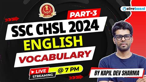 Ssc Chsl 2024 English Vocabulary Part 3 Ssc Chsl Exam Preparation