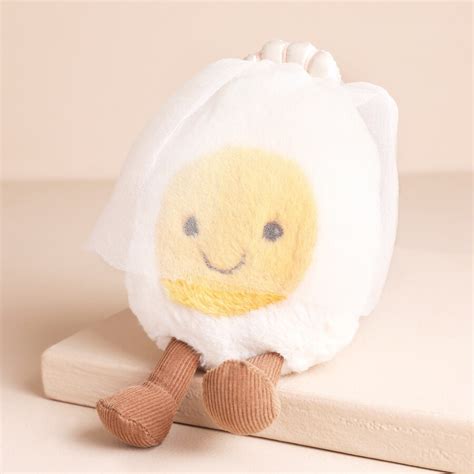 Jellycat Amuseables Boiled Egg Bride Soft Toy Lisa Angel