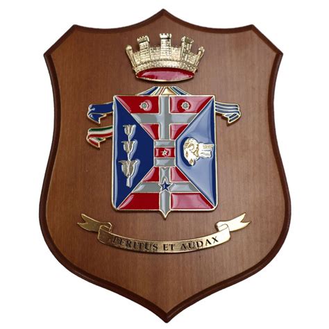 Crest In Metallo Smaltato Legno Cl X Cm Rgt Genio Guastatori