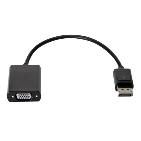 Hp Spn Displayport To Vga Power Cord Cable Wire Converter Tip